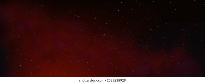 Starry night sky with astrological constellations. Space stars background.Space nebula and glittering stardust.