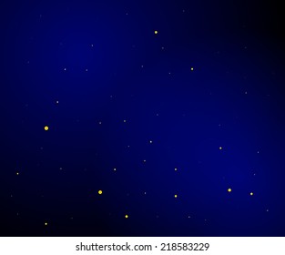 Starry night sky background