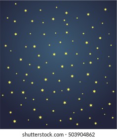 Starry night sky background