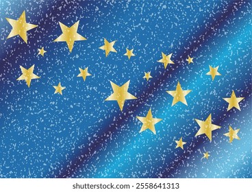 Starry night sky background design
