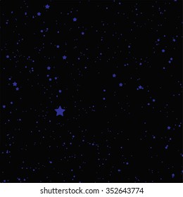 Starry night sky. Stars, sky, night.
