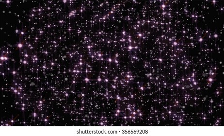 Starry night sky. Stars, sky, night.