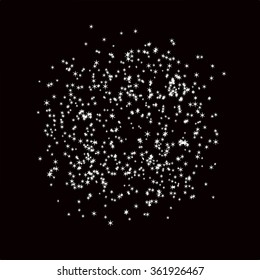 Starry night sky. Stars, sky, night.