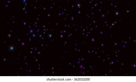 Starry night sky. Stars, sky, night.