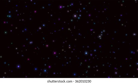 Starry night sky. Stars, sky, night.
