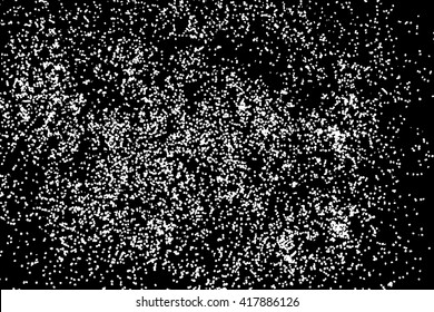 Starry night sky. Stars on dark sky at night. The falling snow. Night sky with stars.