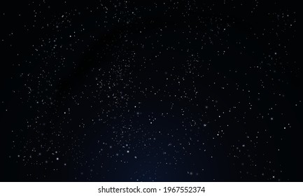 Starry Night Sky Vector Art Illustration Stock Vector (Royalty Free ...