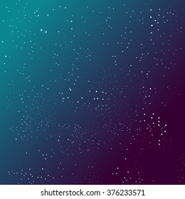  Starry Night Sky vector illustration. Cosmic back.