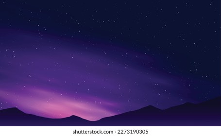 starry night sky wallpaper perfect combination of science and art vector