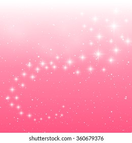 Starry pink background for Your design