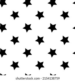 Starry repeatable, seamless pattern. Star background vector