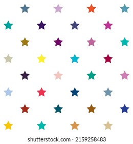 Starry repeatable, seamless pattern. Star background vector