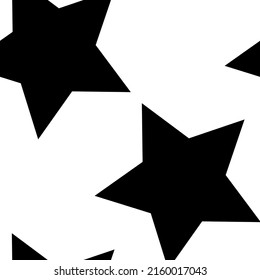 Starry repeatable, seamless pattern. Star background vector