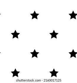 Starry repeatable, seamless pattern. Star background vector