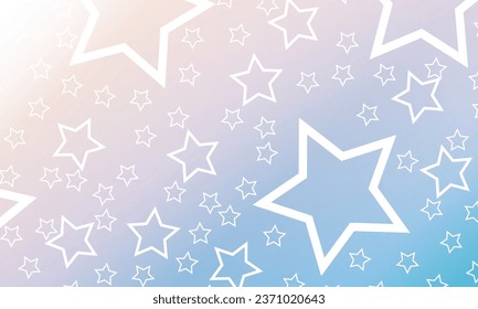 Starry seamless pattern on gradient background.  Best  design for your business.
