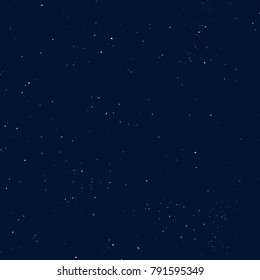 Starry seamless pattern, splashed hand draw universe and galaxy repeatable pattern. Dots, spray paint on dark background, vector universe seamless background. Starry night sky with speckle, particles
