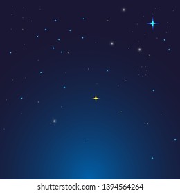 Starry sky abstract ,beautiful, illustration on a dark background