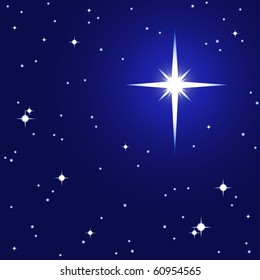 Starry sky, starry background, all parts closed, editing is possible. Vector illustrations.