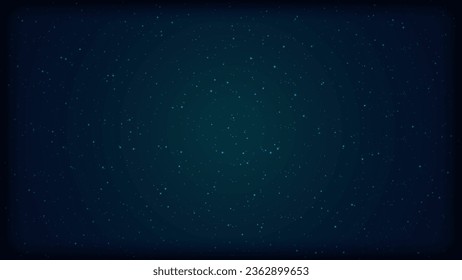 Starry sky background, blue space background with stars.