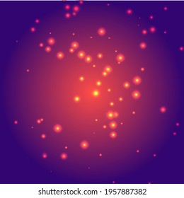 starry sky background in space