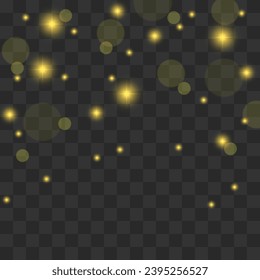 Starry sky, Bokeh Christmas Background. Holiday Winter Backdrop With Glow and Overlay Effect.Christmas Decoration.Eps 10