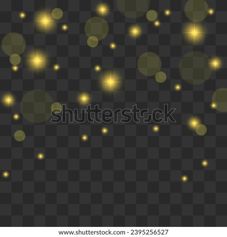 Starry sky, Bokeh Christmas Background. Holiday Winter Backdrop With Glow and Overlay Effect.Christmas Decoration.Eps 10