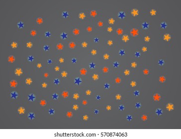 starry sky with glow