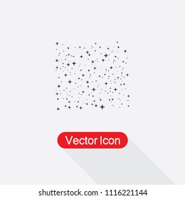 Starry Sky Icon Vector Illustration Eps10