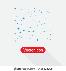 Starry Sky Icon Vector Illustration Eps10