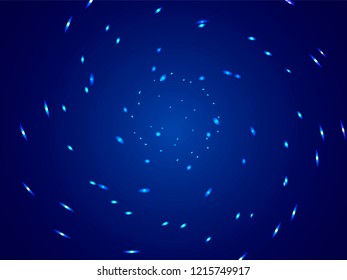 Starry sky map, random schematic bright stars