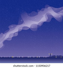 Starry Sky and the Milky Way