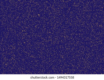 Starry sky. Night landscape vector background. Night star dust. Golden shining confettion a dark blue background. Christmas winter wallpapers. Glittering sparkles