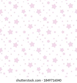 Starry sky seamless pattern background with star. Vector Illustration EPS10