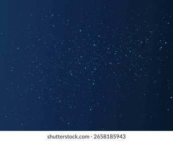 Starry sky space blue glow stars background