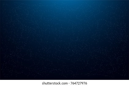 starry space on dark blue background. vector illustrator