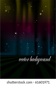 starry vector background