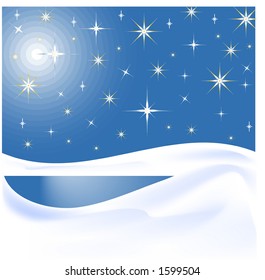 starry winter's night