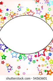 Star's. Abstract background.