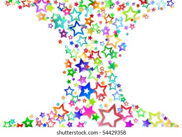 Star's. Abstract background.