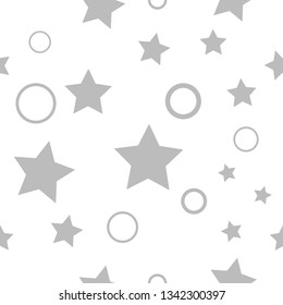 stars abstract geometric seamless pattern