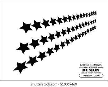 Stars Abstract Logo Design Element, vector illustration