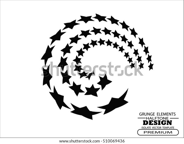 Stars\
Abstract Logo Design Element, vector\
illustration