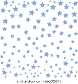 Stars abstract pattern. Graphic design. A seamless vector background.