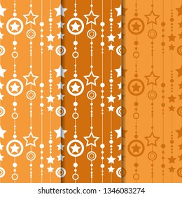 stars abstract seamless geometric pattern