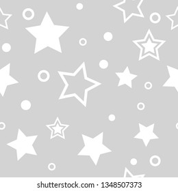 stars abstract seamless geometric pattern