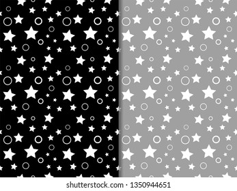 stars abstract seamless geometric pattern