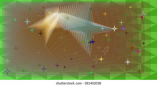 stars art pattern