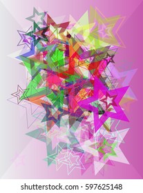 stars art pattern