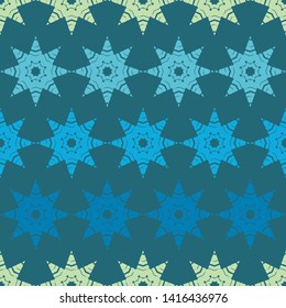 Stars. Art seamless pattern. Ethnic print. Multicolored. Boho. Traditional ornament. Folk motif. Vector geometric background. Can be used for social media, posters, email, print, ads designs.