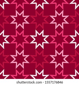 Stars. Art seamless pattern. Folk motif. Vector geometric background. Can be used for social media, posters, email, print, ads designs.